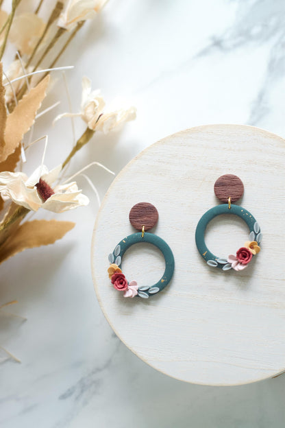 Fall Floral Dangles