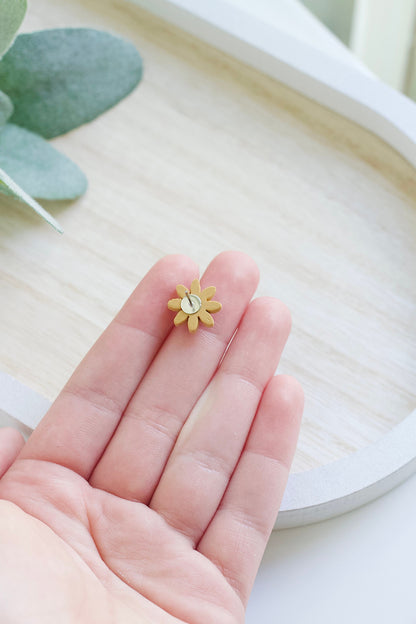 Sunflower Studs and Hoops