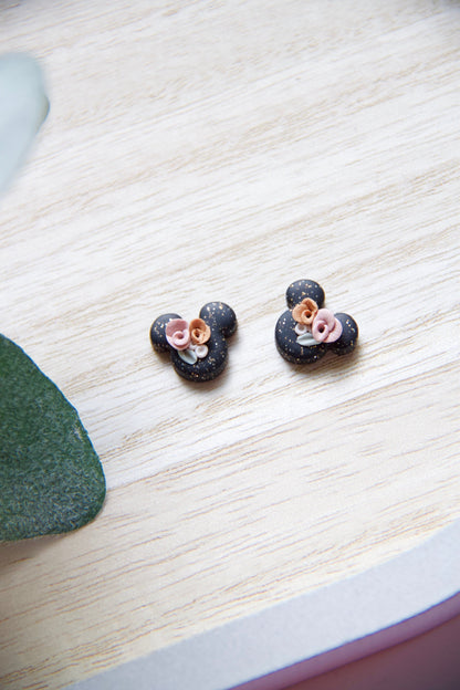 Floral Mouse Studs
