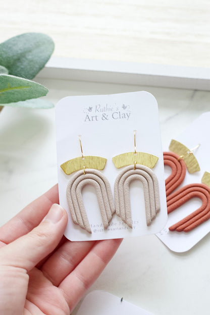 Boho Arch and Gold Dangles