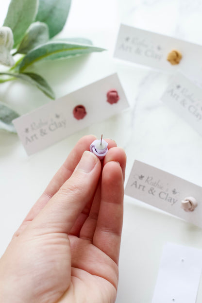 Mini Ribbon Knot Studs