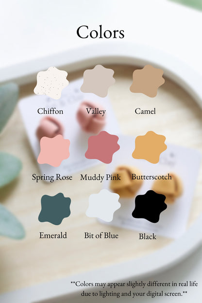 Large Ribbon Knot Studs