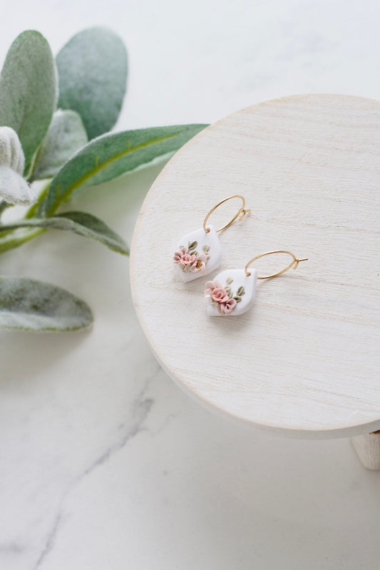 Spring Floral Hoops