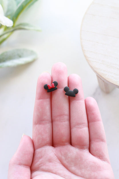 Mickey and Minnie Hat Studs
